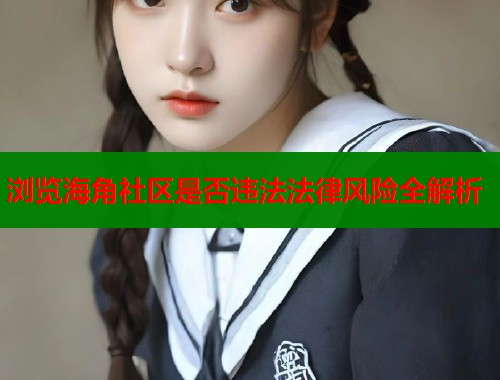 浏览海角社区是否违法法律风险全解析