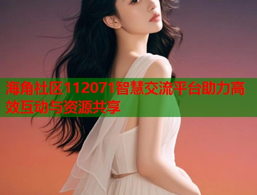 海角社区112071智慧交流平台助力高效互动与资源共享