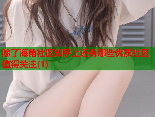 除了海角社区知乎上还有哪些优质社区值得关注(1)